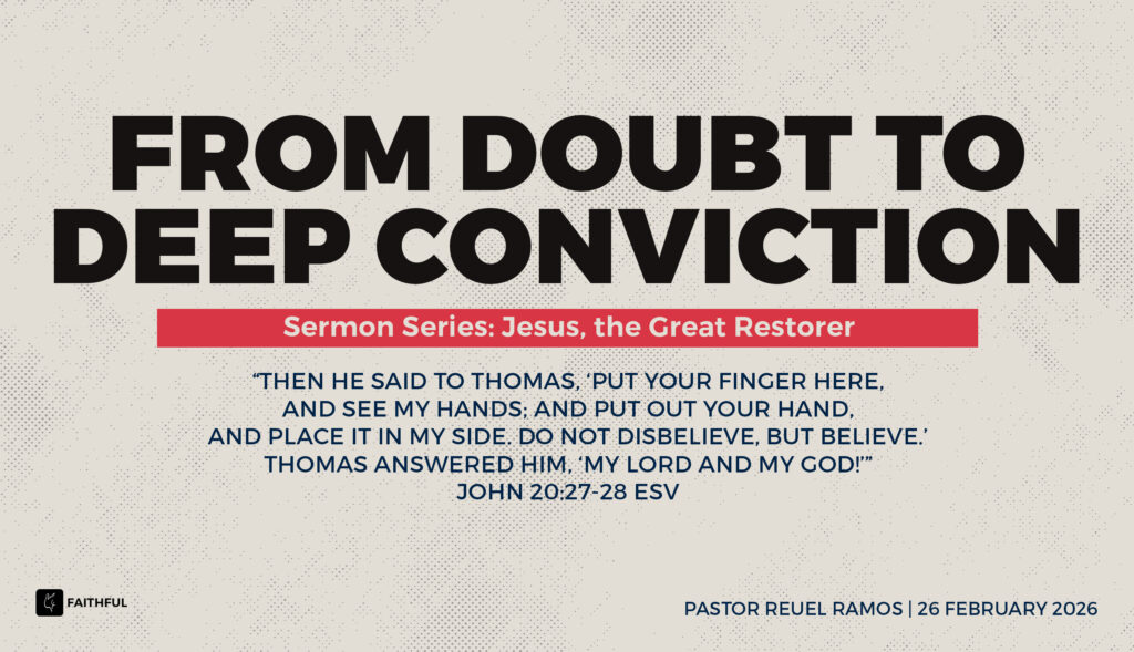 From Doubt to Deep Conviction