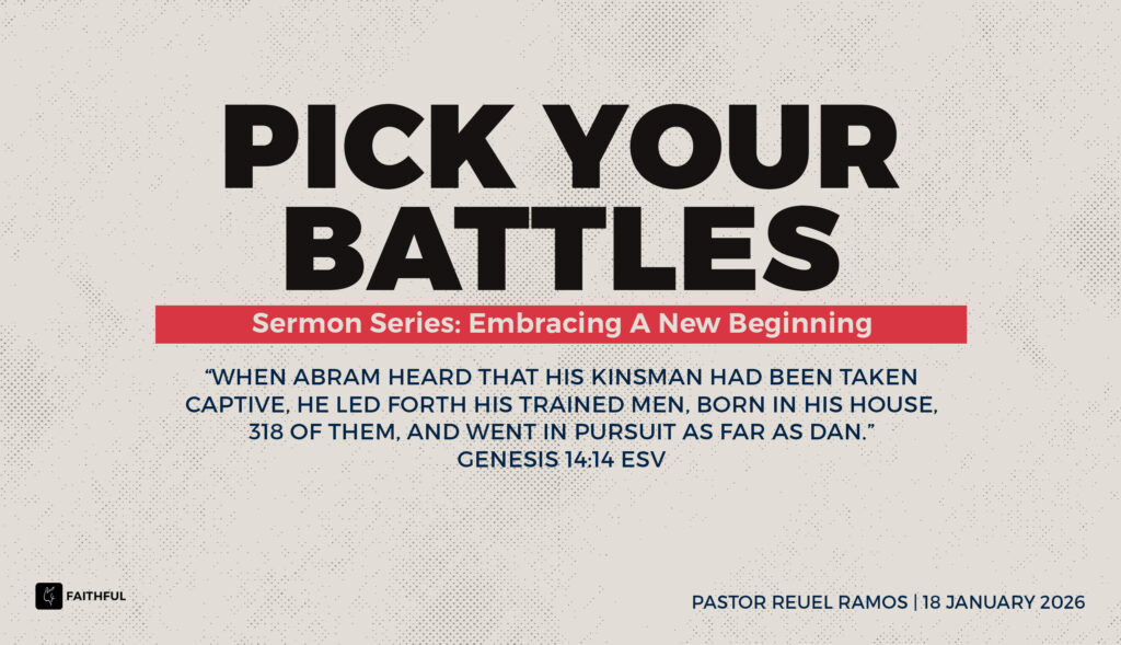 Pick Your Battles